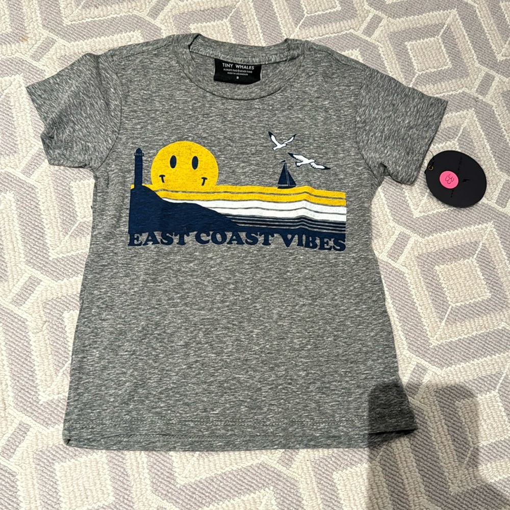 Boys East Coast Vibes short sleeve tee size 3T